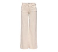 ONLY Wide Pant Onlmadison LW Pantalon Large CC PNT, Crème, M / 32L Femmes