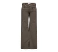ONLY Wide Pant Onlmadison LW Pantalon Large CC PNT, Marron, M / 32L Femmes