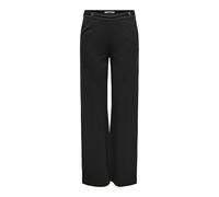 ONLY Wide Pant PNT Onlpoptrash Life Hw Belt Pantalon Large, Noir, M / 32L Femmes