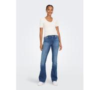 Only Women's Flared Bootcut Jeans Bleu moyen S L30 Female