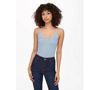 Only Women's Lina Knitted Top Bleu cachemire 10 (S) Female