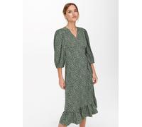 Only Women's Olivia Wrap Dress Vert baume 12 (M) Female