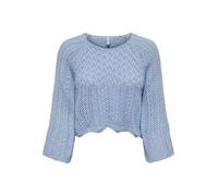 Only Women's ONLNOLA Life Pull 3/4 KNT Noos Bleu Clair Taille XS, Bleu Clair, XS