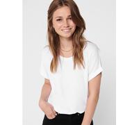 Only Women's Regular Fit O-Neck T-Shirt Blanc 16 Female