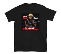 Only You Can Prevent Communism Anti Communism Anti-Socialism Patriotic T-Shirt Black XL