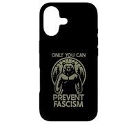 Only You Can Prevent Fascism Fascist Protest Resist Bear Coque pour iPhone 17