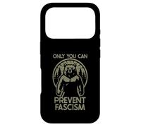 Only You Can Prevent Fascism Fascist Protest Resist Bear Coque pour iPhone 17 Pro