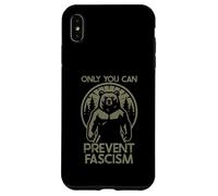 Only You Can Prevent Fascism Fascist Protest Resist Bear Coque pour iPhone XS Max