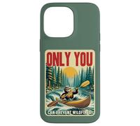 Only You Can Prevent Wildfires Smokey Bear Kayak Paddling Coque pour iPhone 14 Pro Max