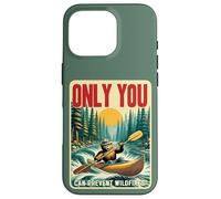 Only You Can Prevent Wildfires Smokey Bear Kayak Paddling Coque pour iPhone 16 Pro