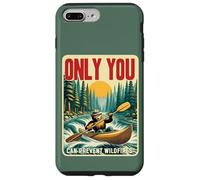 Only You Can Prevent Wildfires Smokey Bear Kayak Paddling Coque pour iPhone 7 Plus/8 Plus