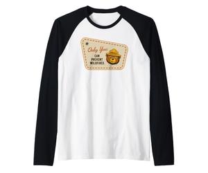Only You Park Style Smokey Bear Sign Cute Graphic Manche Raglan