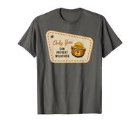 Only You Park Style Smokey Bear Sign Cute Graphic T-Shirt