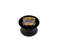Only Zapped Twice This Week Humour drôle d'électricien PopSockets PopGrip Adhésif