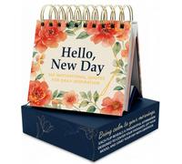 Only Zest Calendrier perpétuel à rabat - Décoration de bureau - Affirmations quotidiennes pour femme - Calendrier de motivation à 365 degrés avec citations, affirmations positives, cadeau inspirant