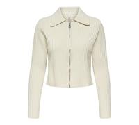 ONLY Zip Onlelly Life Ls Polo Cardigan zippé CC KNT, Baby's Breath, XL Femme