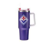 Only4fan S.r.l. Tazza Termica in Acciaio Doppia Parete 850ml Grande Tasse Isotherme en Acier Double paroi 850 ML ACF Fiorentina Produit Officiel Adulte Unisexe, Aubergine, Taille Unique