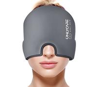 ONLYCARE Migraine Cap Bonnet migraine poche de glace, Poche de glace en gel, Migraine Masque de glace anti migraine Bonnet rafraîchissant en gel, Chapeau de migraine, Cold Therapy Cap Migraine Relief