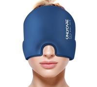 ONLYCARE Migraine Cap Bonnet migraine poche de glace, Poche de glace en gel, Migraine Masque de glace anti migraine Bonnet rafraîchissant en gel, Chapeau de migraine, Cold Therapy Cap Migraine Relief