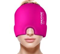 Onlycare Migraine Cap Bonnet, Poche de Glace en Gel, Masque de Glace Anti migraine rafraîchissant, Chapeau, Cold Therapy Relief