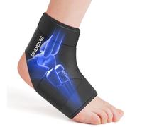 Onlycare Poche de Glace Cheville Réutilisable - Bombe de Froid Sportif et Chevillère de Compression pour Entorse - Thérapie Chaude/Froide pour Soulager Gonflement, Tendinite, Fasciite Plantaire