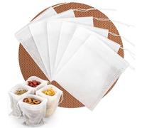 Onlyesh Lot de 300 sachets à thé en vrac 8 x 10 cm avec cordon de serrage - Filtre à thé en tissu non tissé pour thé parfumé, épices, vanille, lavande, café