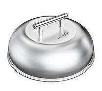 onlyfire 23 cm Cloche en INOX 304 pour Plancha - Cloche de Cuisson pour Burger, Fromage, Steak, Petits Légumes et Poulet - Lavable au Lave-Vaisselle
