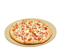 onlyfire 37.6 cm Pierre à Pizza Ronde en Cordiérite pour Four à Pizza et Barbecue, Chauffage Rapide, Planche à Pizza Réfractaire