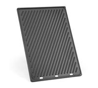 onlyfire 47 x 34 cm Plaque de Cuisson Réversible pour Barbecue à Gaz Série Weber Genesis II 300 et LX300 - Plaque Plancha en Fonte - Accossoire pour BBQ, Cuisinière, et Feu de Camp