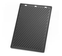 Onlyfire 49 x 32 cm Plaque de Cuisson en Fonte Réversible pour Barbecue à Gaz Série Weber Genesis 300 - Remplacement pour Weber 7528 - Accossoire pour BBQ, Cuisinière, et Feu de Camp