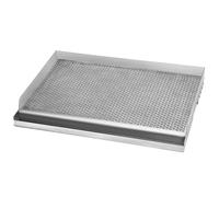 Onlyfire 58 x 40 cm Plancha Barbecue Hybride en Acier Inoxydable, Plaque de Cuisson avec Revêtement Céramique Nid d'Abeille, Antiadhésive et Robuste, pour Barbecue à Gaz, Charbon et Cuisinière