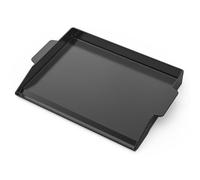 Onlyfire 59x41cm Plaque de Cuisson en Fonte, Plaque Plancha Universelle pour Barbecues à Gaz et à Charbon, Cuisinières à Gaz et Barbecues électriques, Noir Mat