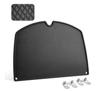 onlyfire 6559 Plaque de Plancha Réversible pour Weber Barbecue à Gaz Q200 Q220 Q240 Q2000 Q2200 Q2400, 38,6x27,2CM Grille Plancha, Plaque de Cuisson en Fonte, Plaque Gril à Gaz Pièces de Rechange