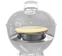 Onlyfire Boîte à fumoir pour Barbecue, Boîte de Fumage avec Ø38 cm Pierre à Pizza, 4 Crochets de Support, Fumage au Bois pour 57 cm/22" Kettle Charcoal Grill, Générateur de Fumée Froide