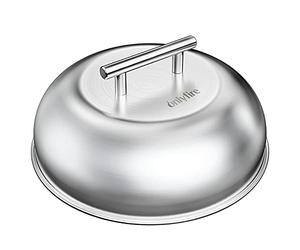 onlyfire Cloche de Cuisson en Inox 304 pour Plancha, 23 cm