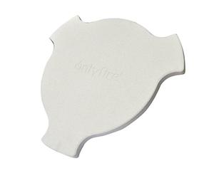 Onlyfire Déflecteur de Chaleur en Cordiérite pour Kamado 46 cm, Accessoire pour Big Green Egg Large et Kamado Joe Classic Joe, Pierre à Pizza en Cordiérite, Plaque Chauffante Indirecte