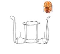 onlyfire FPA-5121 Support à volaille en Acier Inoxydable,Support de rôtissoire de Poulet,Support à Poulet rôti Vertical