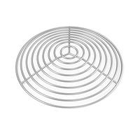 Onlyfire Grille à Charbon de Bois 43 cm, Grille Barbecue Inox, Accessoire pour Weber 57 cm Kettle, Bar-B Kettle, Master-Touch et One-Touch Grills à Charbon