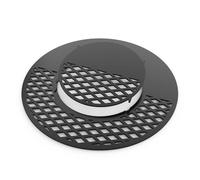 Onlyfire Grille de Barbecue de 54,5 cm avec Plancha pour Weber 57 cm, Grille et Plaque de Cuisson en Revêtement Céramique avec Système Gourmet BBQ, Accessoire pour Barbecue Weber