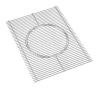 onlyfire Grille de Cuisson en INOX avec Système Gourmet, 60 x 44 cm, pour Barbecues à Gaz Weber Spirit I/II Série 300, Genesis 1-5/1000-5000, Sliver B/C et Smokefire EX4/EX6/EPX4/EPX6