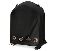 Onlyfire Housse de Barbeque Exterieur pour Weber Q100/1000/200/2000 Serie avec Support/Chariot, 600D Bache Barbecue Exterieur pour Weber Q1000/Q1200/Q1400/Q2000/Q2200/Q2400, 81.28 x 43.2 x 88.9 cm