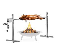 onlyfire Kit de rôtissoire électrique pour barbecue avec capacité de charge de 60 kg, rôtissoire entière en acier inoxydable pour porc et agneau pour barbecue extérieur et rôti de porc, hauteur