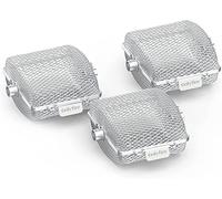 Onlyfire Lot de 2 paniers pour rôtisserie à broche en acier inoxydable/taille mini 17 x 15 x 9 cm, convient à la plupart des barbecues à charbon et à gaz.