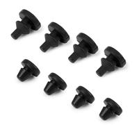 Onlyfire Lot de 8 Bouchon en Silice, Bouchons D'extrémité pour Couvercles de Grilles de Barbecue, pour 5mm et 6mm Trou du Couvercle du Gril à Gaz, Accessoires pour Barbecue, Noir