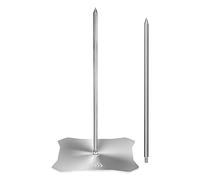 Onlyfire Lot de brochettes brésiliennes pour barbecue (pointes de 23,5 cm et 30 cm), accessoires de barbecue Idéal pour les tacos Al Pastor, Shawarma, Churrasco brésilien, saucisse de poulet entier