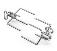 Onlyfire Lourds Duty Viande Aiguilles pour Le Barbecue frochettes à accrocher avec vis de, pour : env. 1 de Tourne Broche de diamètre 10 mm, Lot de 2
