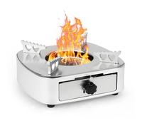 onlyfire Mini Réchaud à Alcool, Réchaud à Alcool Portable, Brûleur à Alcool Camping en Acier Inoxydable, Réchaud de Camping pour IntéRieur ExtéRieur Randonnée Pique-Nique Barbecue Trekking, Argent