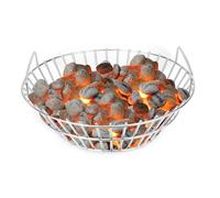 onlyfire Panier à Charbon de Bois en INOX pour Kamado Joe Classic et Large Big Green Egg - Accessoire pour Barbecue Kamado de 46 cm et BBQ en Céramique de 18 Pouces