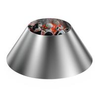 onlyfire Panier à Charbon en INOX pour Weber, Kamado Joe et Big Green Egg - Char-Basket Vortex pour Weber Kettle 57 et 67 cm - Accessoire pour Barbecue à Charbon et Fumoir Weber