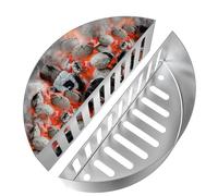 onlyfire Paniers à Charbon de Bois en INOX pour Barbecues à Charbon Weber Kettle 47/57/67 cm, Char-Basket pour Chaleur Directe et Indirecte, Pièce de Rechange pour Weber 7403, 2 Pièces